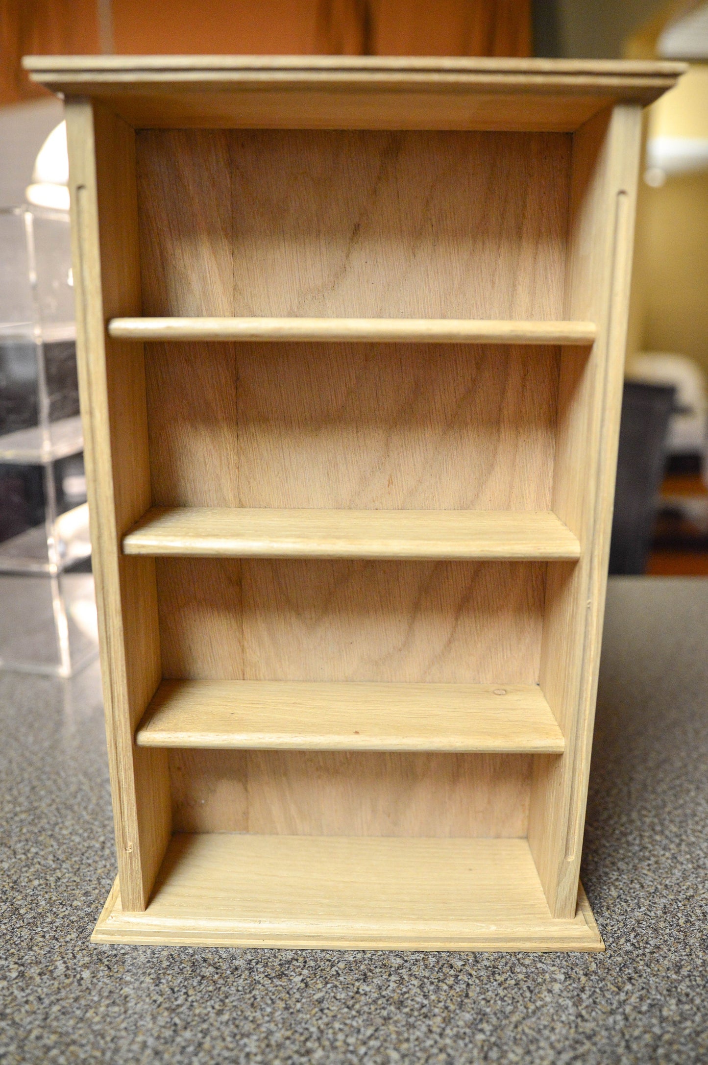 Medium Size Collector's Shelf Custom Wooden Bookshelf (Fits 28-30 Miniature Books)