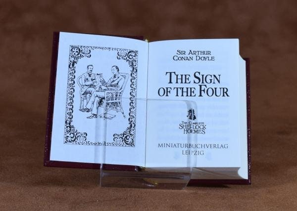 Sherlock Holmes The Sign of the Four by Sir Arthur Conan Doyle Miniature Book