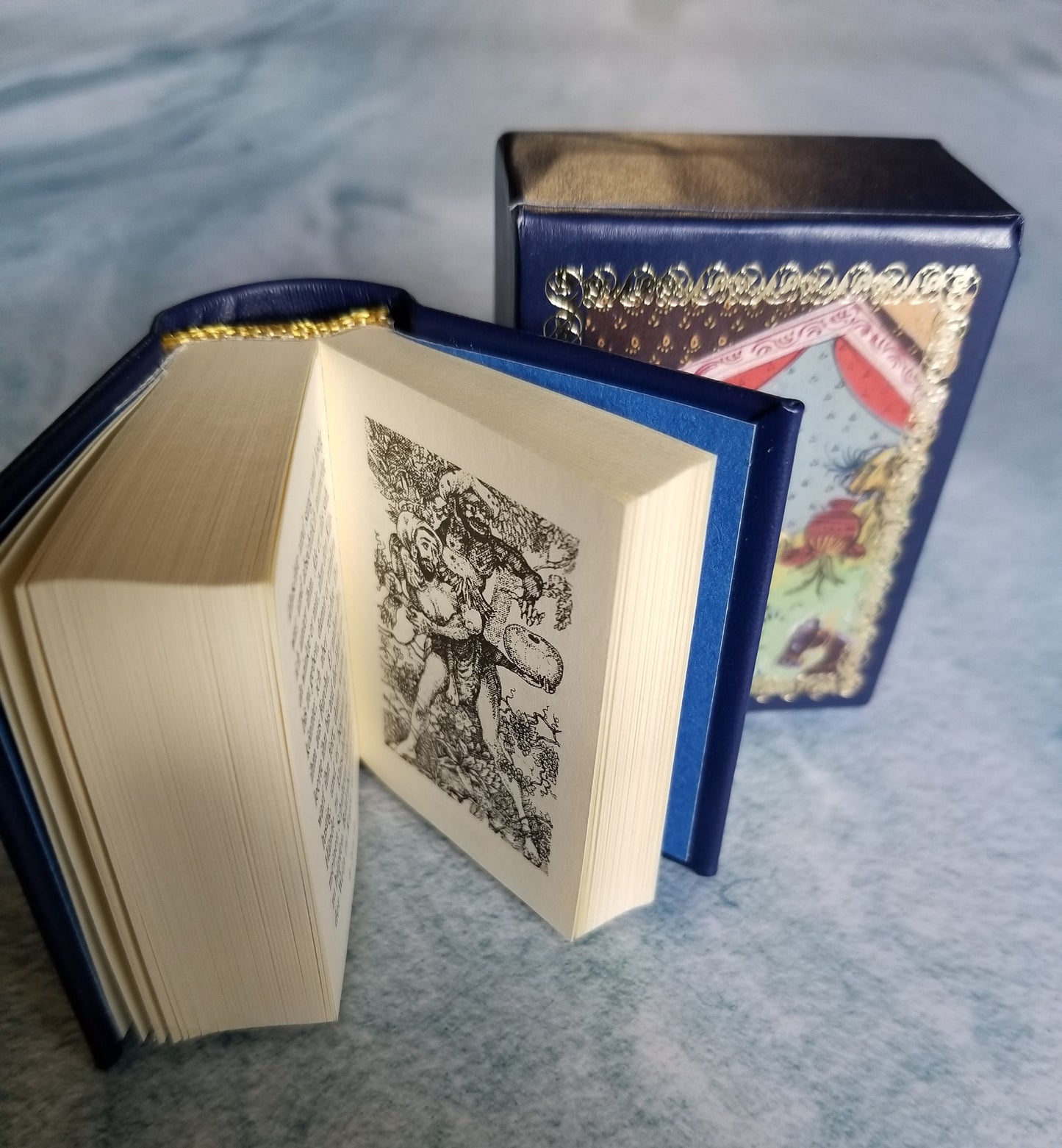 Die Abenteuer Sindbads des Seefahrers (The Adventures of Sinbad The Sailor) Miniature Book German text