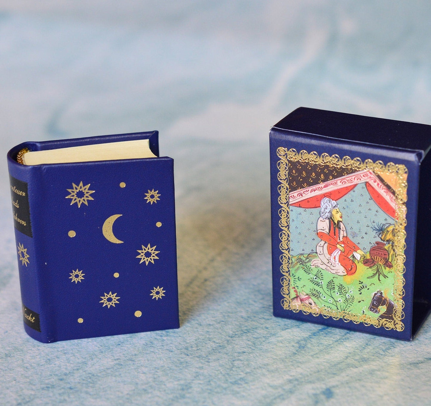 Die Abenteuer Sindbads des Seefahrers (The Adventures of Sinbad The Sailor) Miniature Book German text