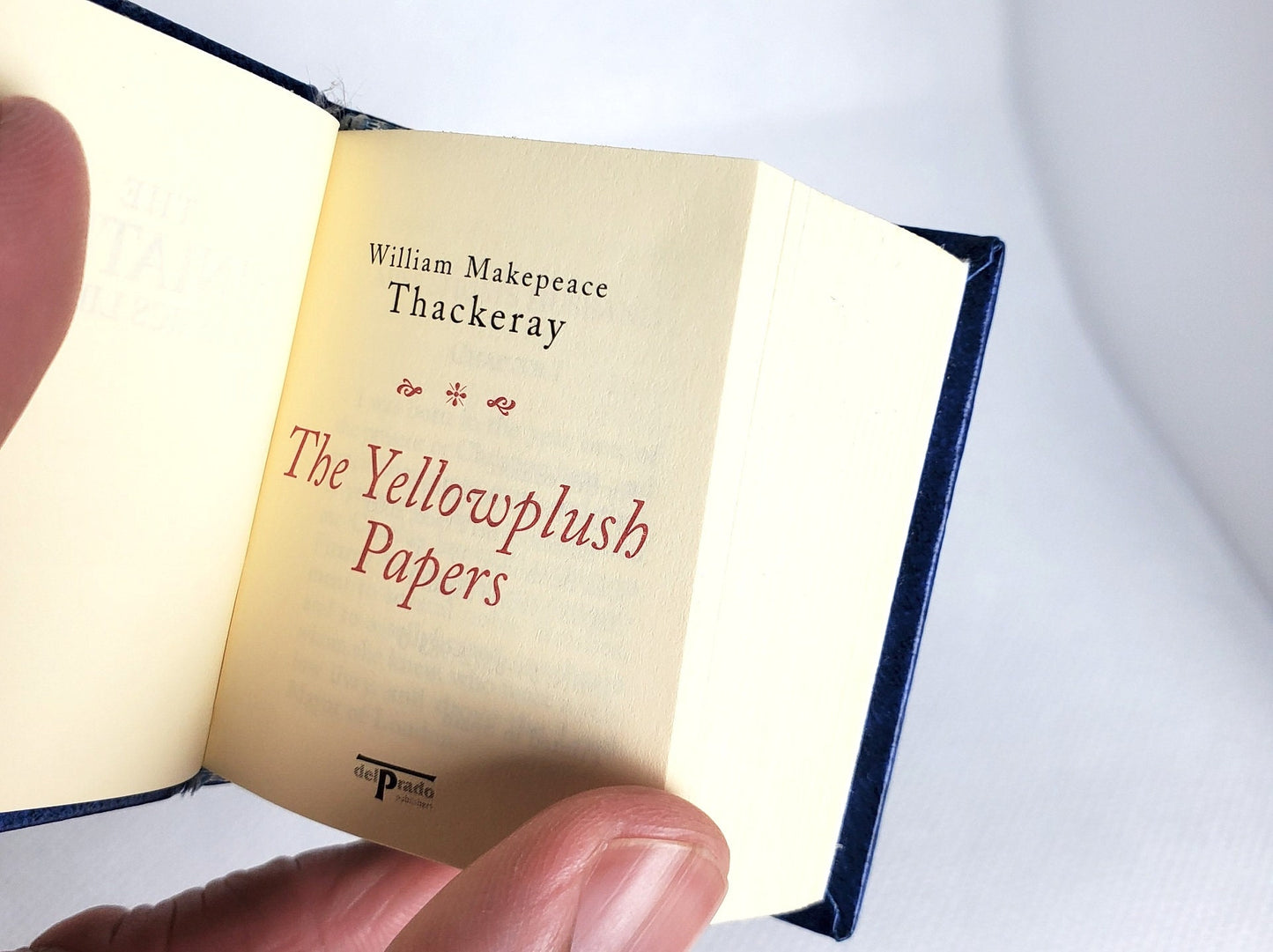 The Yellowplush Papers by William Makepeace Thackeray Miniature Book English Text