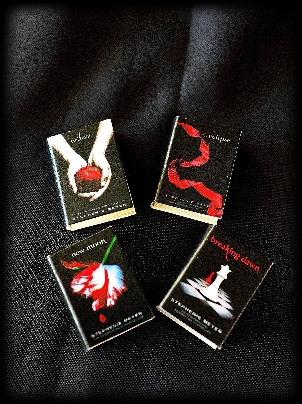 New Moon Dollhouse Micro Miniature Twilight Saga Book Series A Collection of Quotes and Sayings Paperback