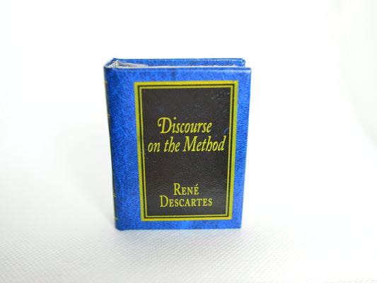 Discourse on the Method by René Descartes Miniature Book English Text