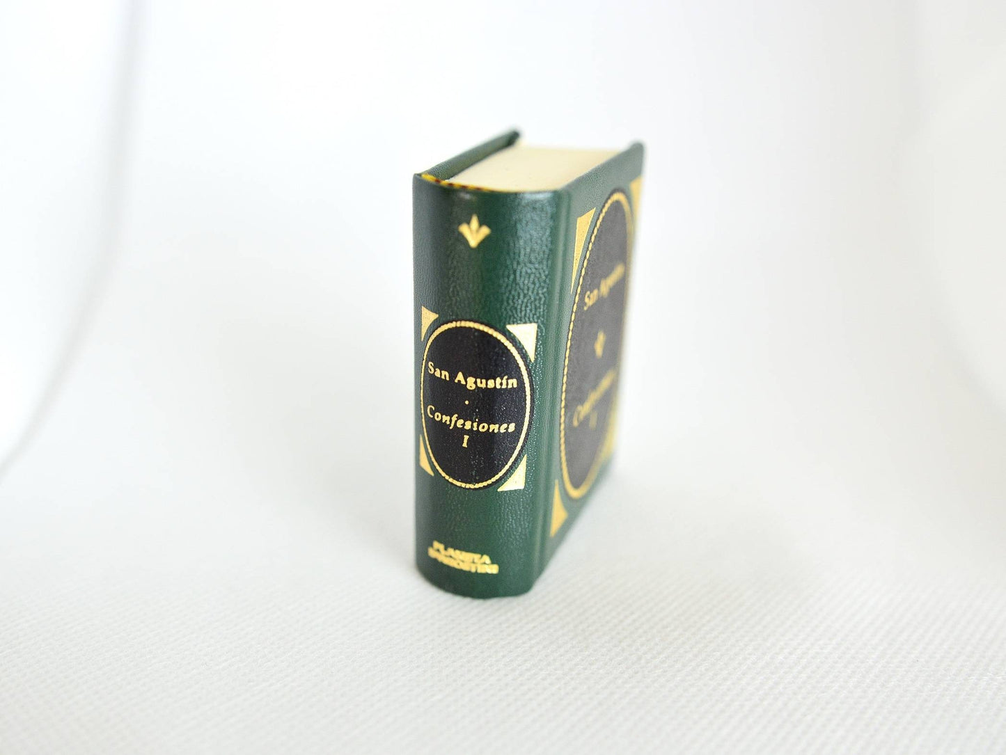 Confesiones I by San Agustin Spanish Language Miniature Book