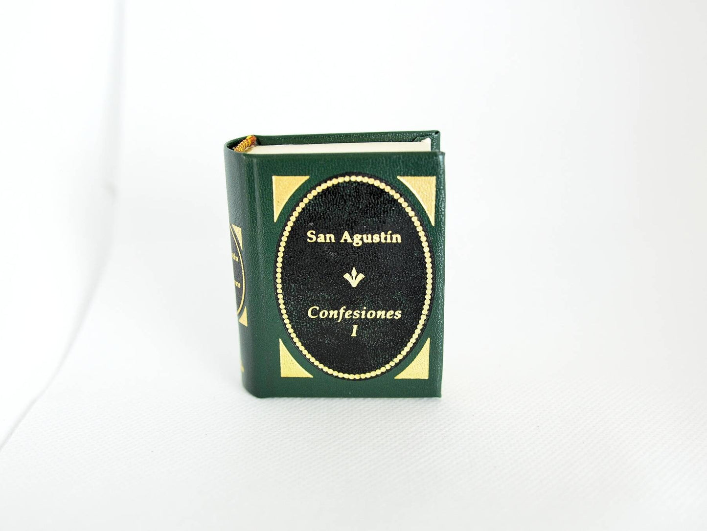 Confesiones I by San Agustin Spanish Language Miniature Book