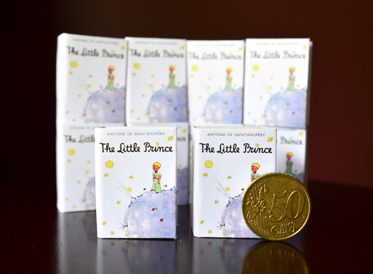 The Little Prince by Antoine de Saint-Exupéry Dollhouse Micro Miniature Book 1:6 Scale