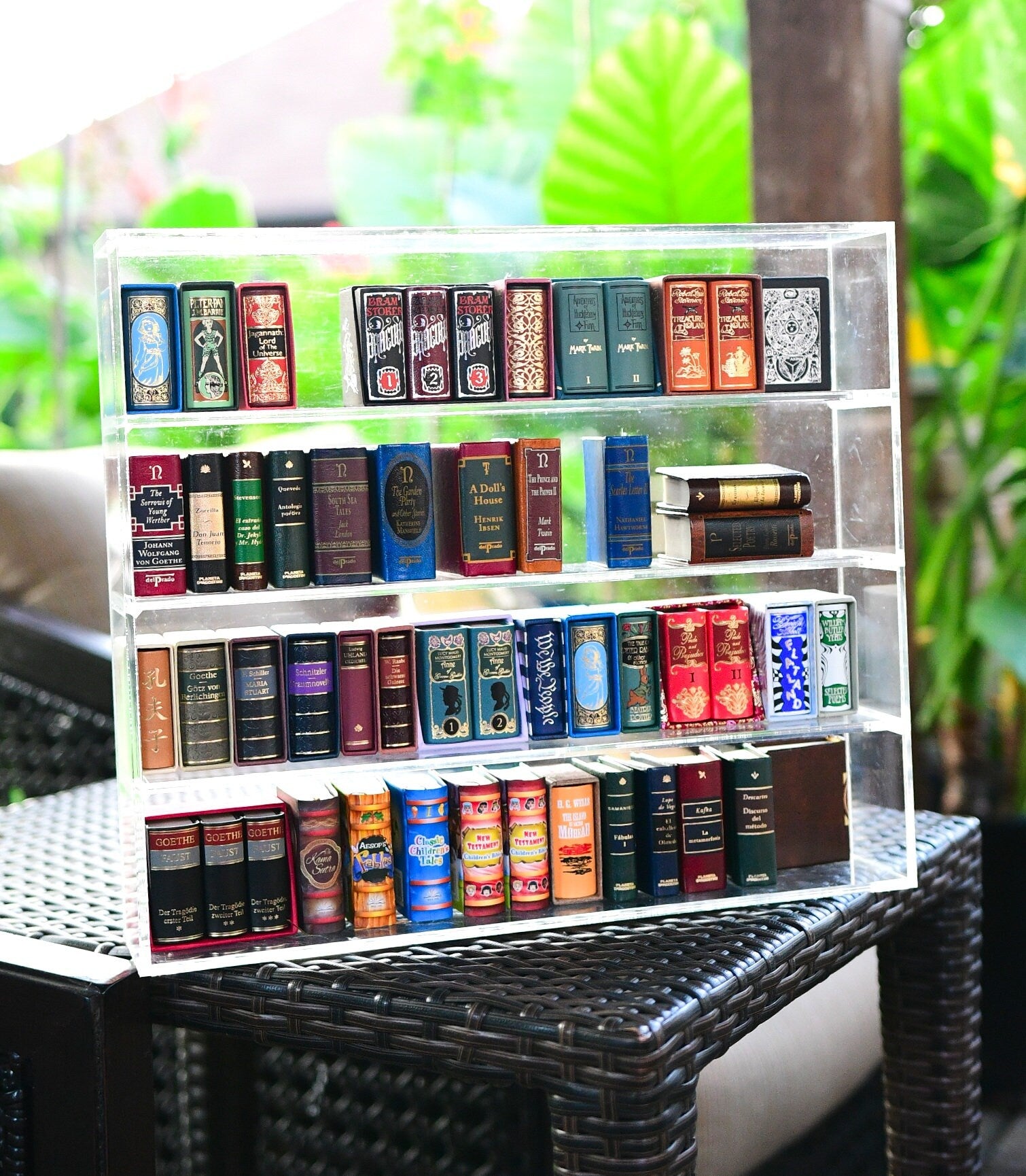 Miniature Book Rack Bookshelves & Displays – Miniature Books USA