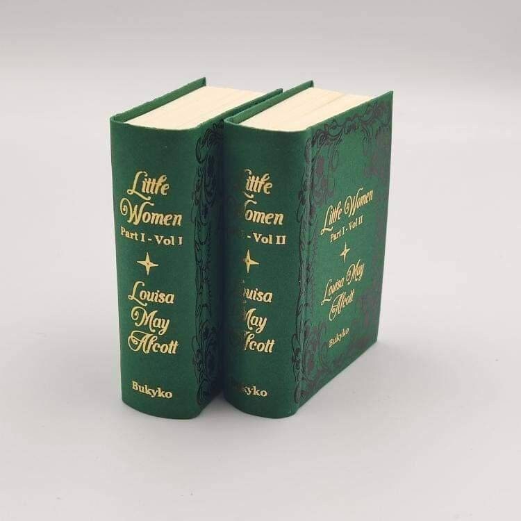 Little Women Part II outlet by Louisa May Alcott Two Volume Miniature Book Set Paperback Softback